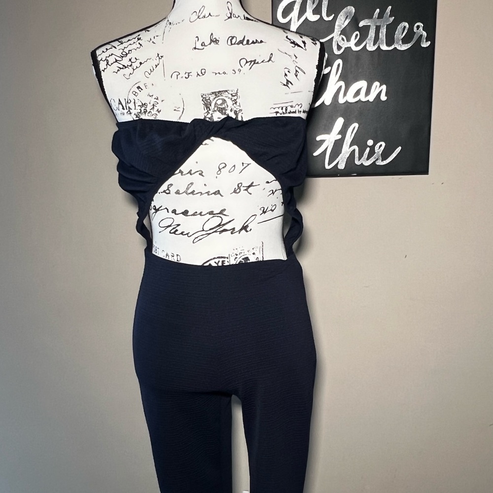 Navy Blue Jumpsuit